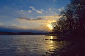 Sunset Lake Sun