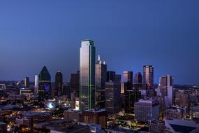 Dallas Skyline at Dusk