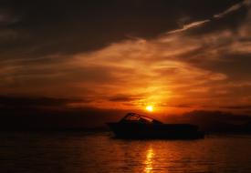 Margarita Island Sunset Boat