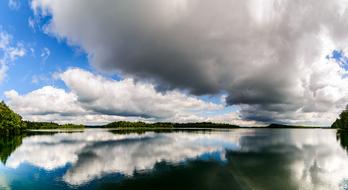 Sky Reflection on Lake