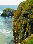 Cliff Sea Windswept