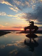 Sunset Lake Water