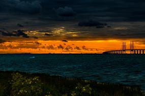 Sunset Body Of Water Sea