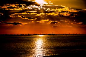 Sunset Dawn Body Of Water