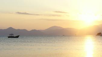 Sunset Sea at Summer