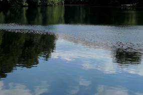 Lake Mirroring Waters landscape