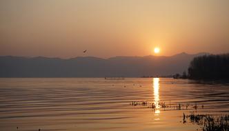 Water at Sunset Dawn