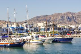 yachts in the port, Kos island, Greece