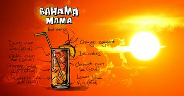 Bahamas Mama Cocktail Drink recipe
