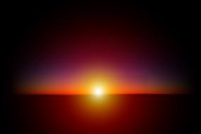 sunset sun orange background