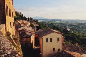 small antique town in Italy