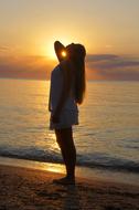 Crimea Beach Sunset