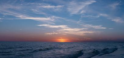 Beach Clouds Horizon