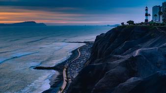 Peru Lighthouse Cliff