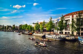 Amsterdam The Netherlands Ships