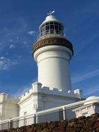 Cape Byron Lighthouse at sky, australia