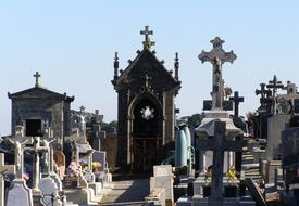 Cemetery Grave Stones Crypt Old