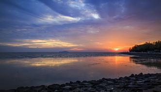 Sunset Dawn Water