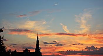 Sunset Evening Sky Atmospheric