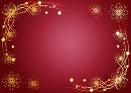 background red pattern holiday