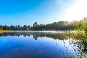 landscape of Lake Reflection at Nature