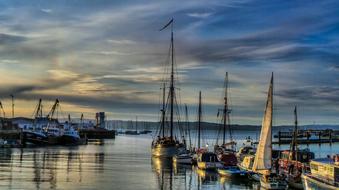 boat ship sea water travel vessel