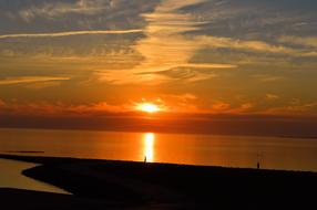 Sunset Meldorf Port North