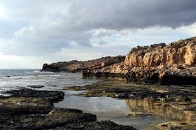 Rocky Coast Sea Sky