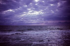 Purple Sky Clouds