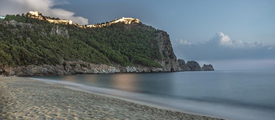 Alanya Castle Beach landscape