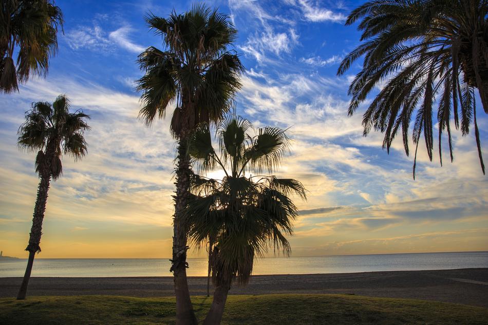 twilight over Costa De La Luz