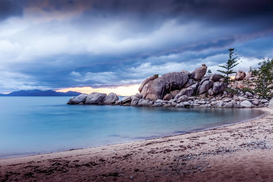 Arthur Bay Beach Early at Morning
