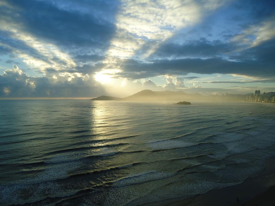 clouds over the waters of brazil
