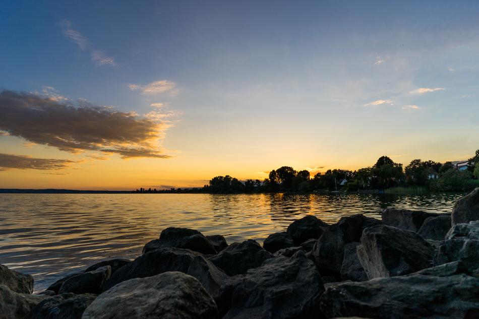 Lake Constance Nature at Sunset