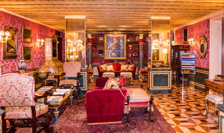Gritti Palace Ornate in Venice Italy