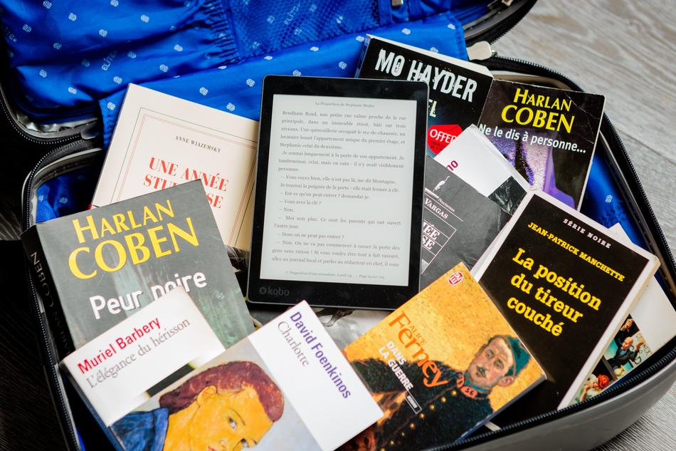 Suitcase Books Reading
