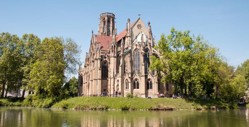 castle by the lake
