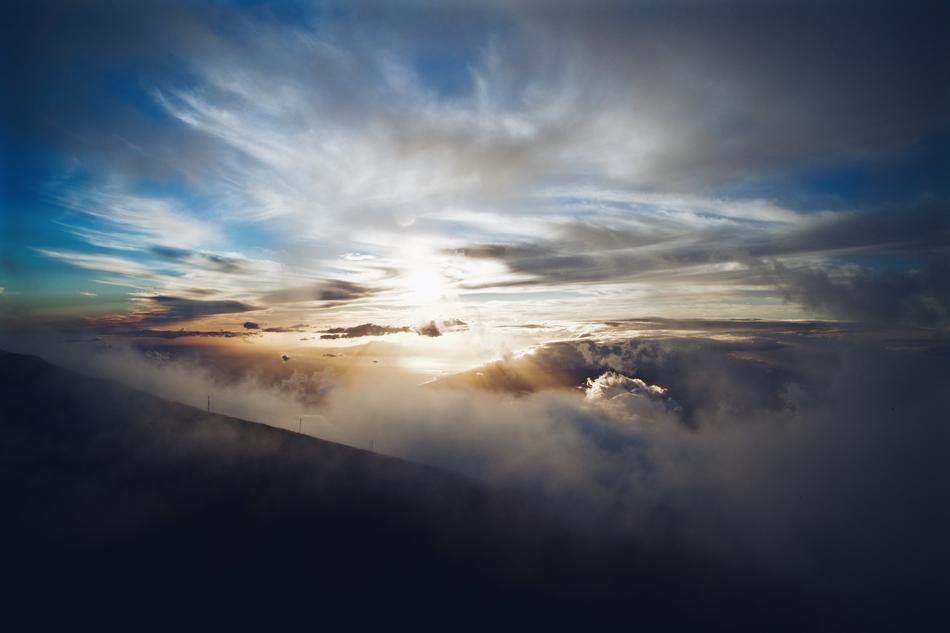 Cloudscape over Mountains Range