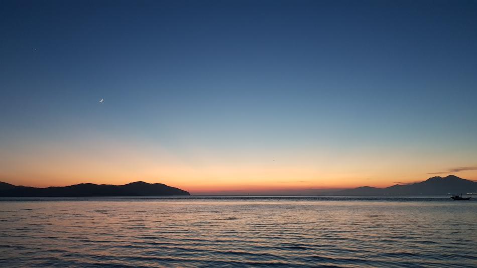 Sea Sunset Water
