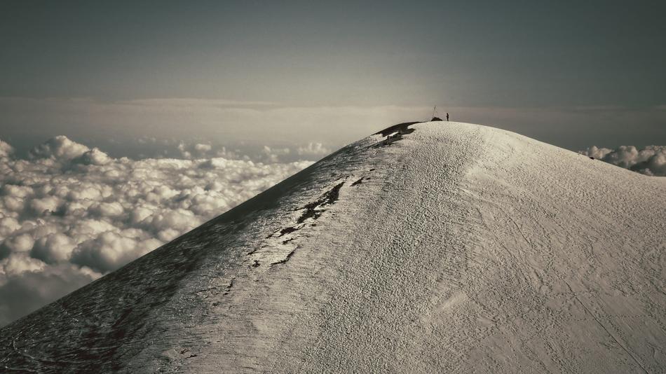 landscape of Mountain Snow Peak