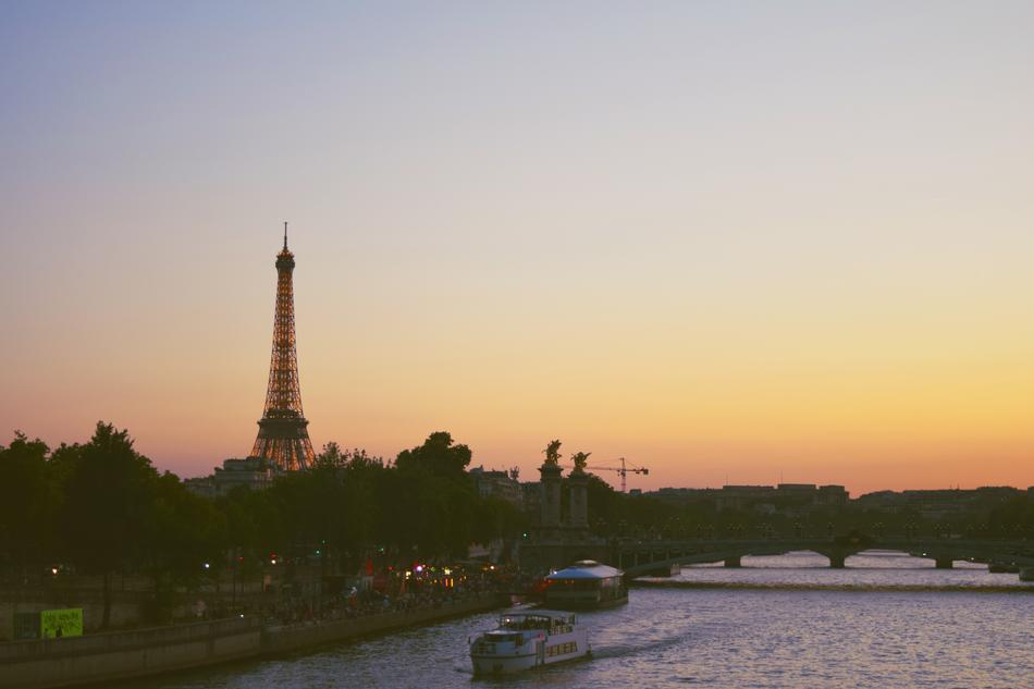 Sunset Purple Paris