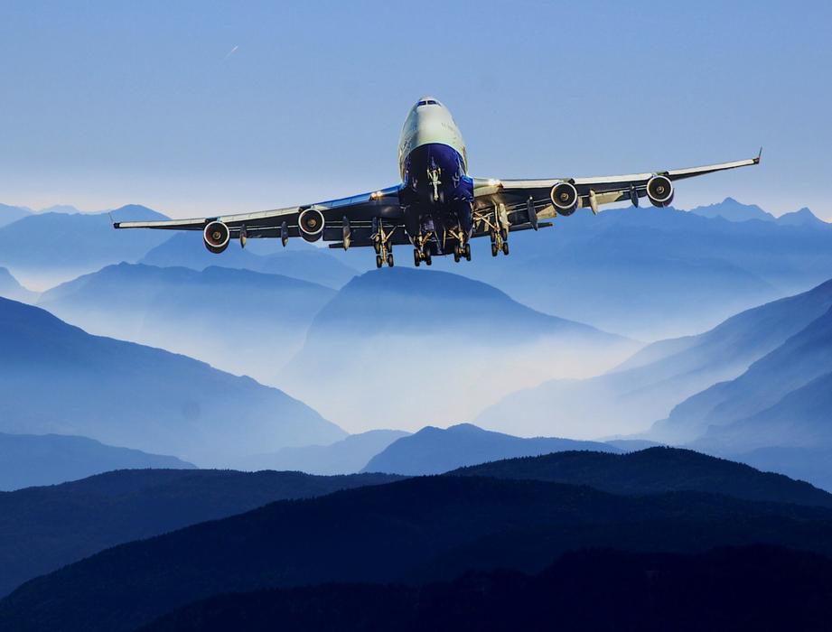flight sky background traveling