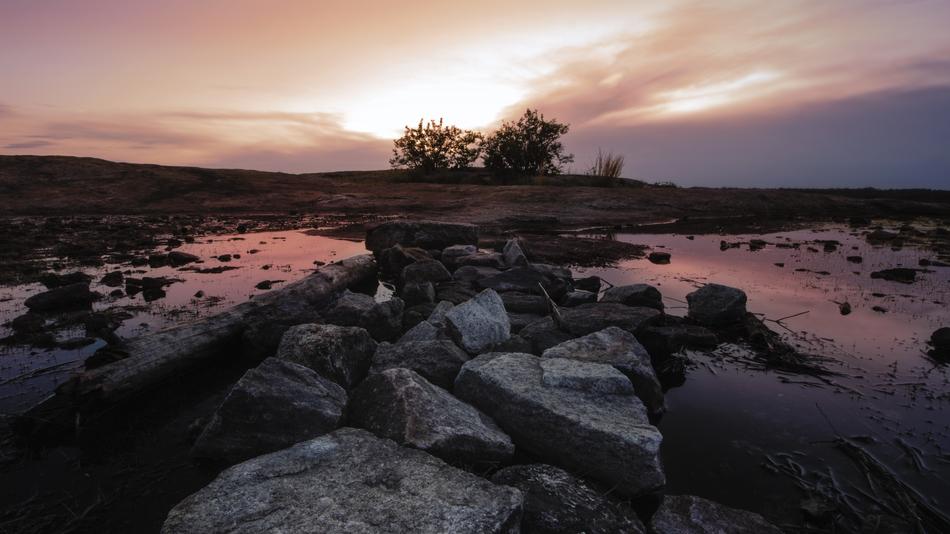 Sunset Monadnock Stone