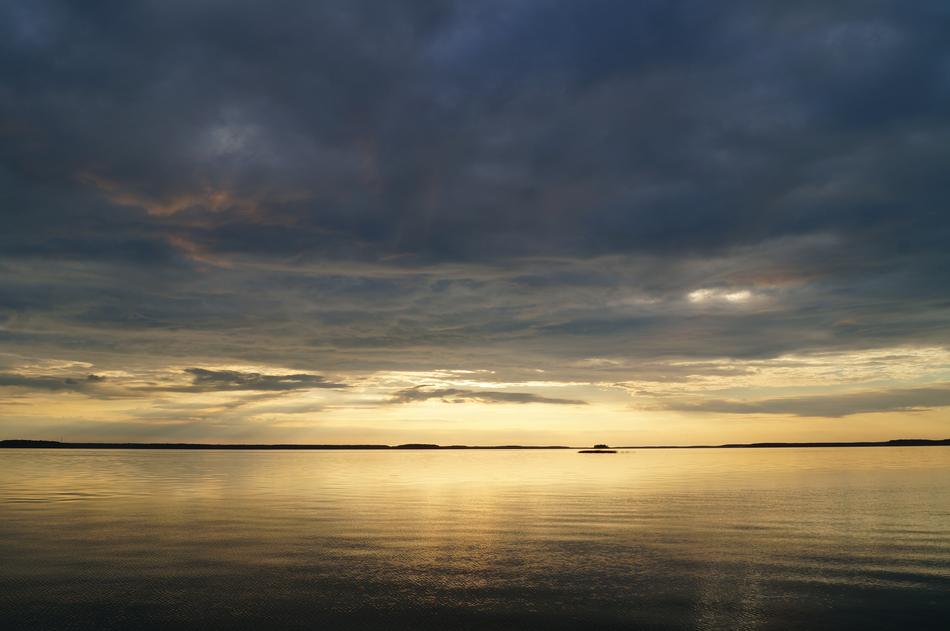 Sunset Sky and River