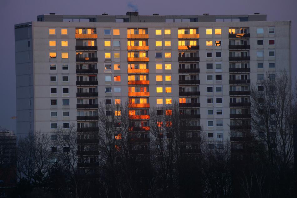 Old panel building