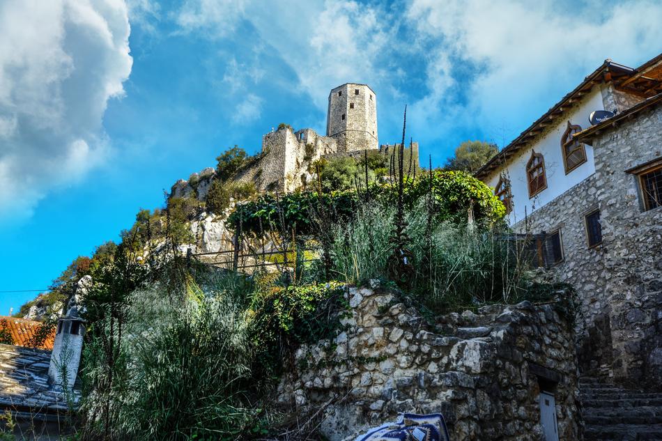 medieval tower in Bosnia and Herzegovina