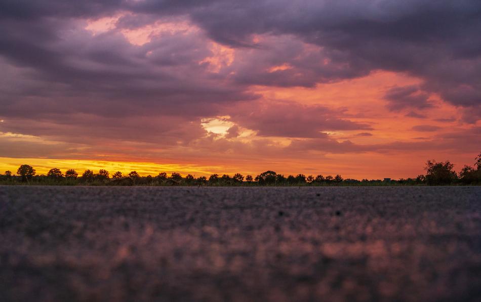 Sunset Inferno Landscape