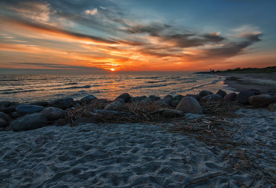 Sea Water Sunset