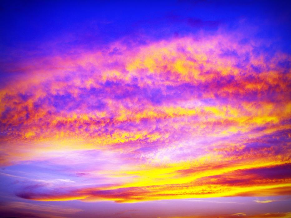 Sunset Sky Red