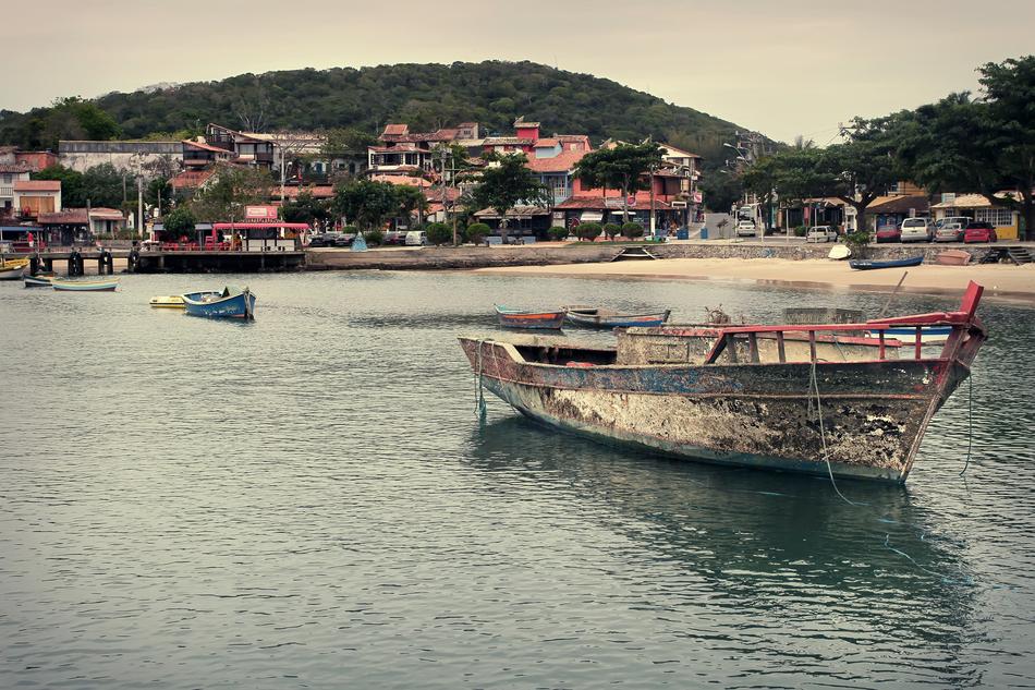 Buzios Landscape Boat